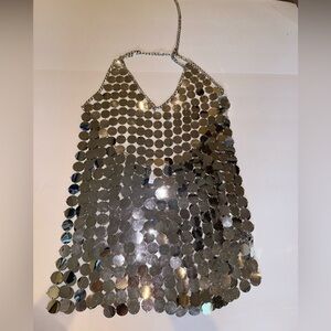 sparkle see through dress